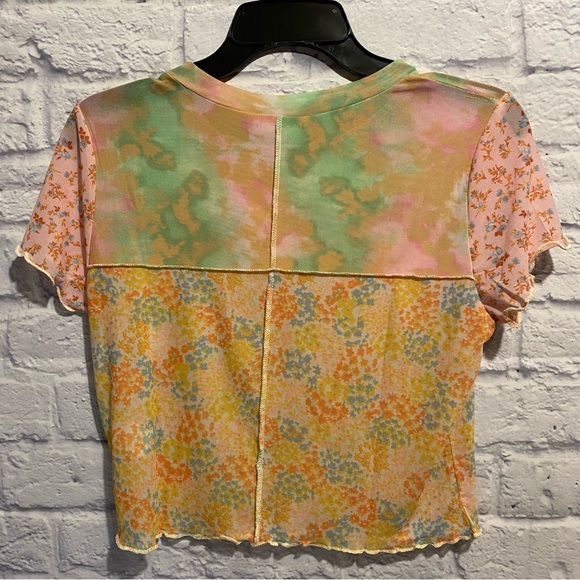 ✨3 for $20✨New BP Patchwork Mesh Tee Medium - Picture 3 of 8